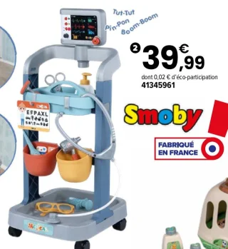 Smoby Chariot médical électronique