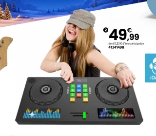 XD301 La table de mixage DJ 8 en 1 avec HP intégrés iDance
