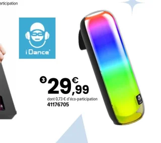Enceinte Bluetooth sans fil à LED iDance