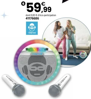 Party ball enceinte bluetooth karaoké iDance