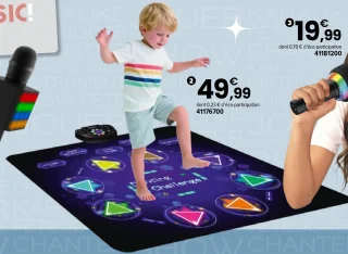 Tapis électronique Dancing Challenge HeyMusic! 6 ans