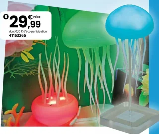 Lampe méduse dansante