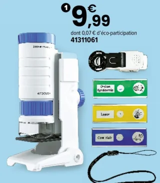Microscope portable 200X Le LABO des CURIEUX