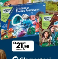 Jeu Cristaux et Pierres Précieuses Clementoni Science & jeu
