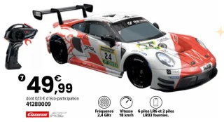 Voiture RC Porsche 911 GT3 R Carrera RC