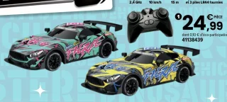 Voiture de course RC Fierce LED Team City
