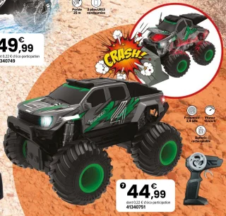 Voiture radiocommandée Crash Truck