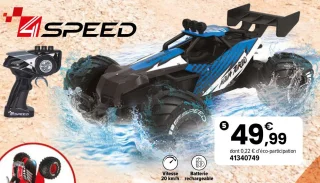 Voiture radiocommandée 4 Speed Aqua Turbo Buggy Amphibious