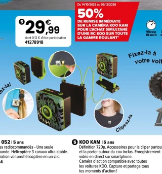 Caméra d'action KOO Kam