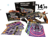 Coffret de construction Décollage Express avec pistolet McAGIC
