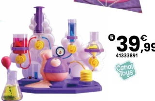 Super Labo d'Expériences Bubble Science Canal Toys