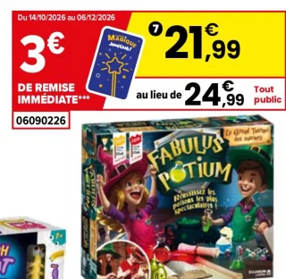 Jeu de magie Fabulus Potium Dujardin