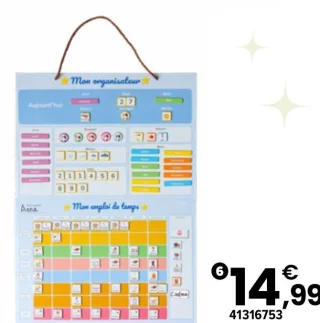 Calendrier magnétique Mon organisateur