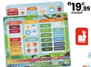 Calendrier magnétique Janod