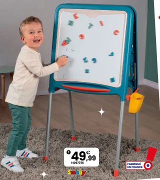 Smoby Tableau tube coloré double face