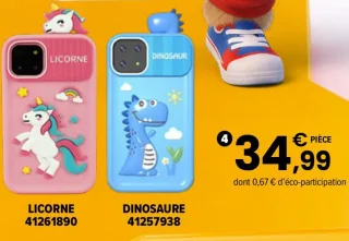 Premier smartphone Licorne / Dinosaure