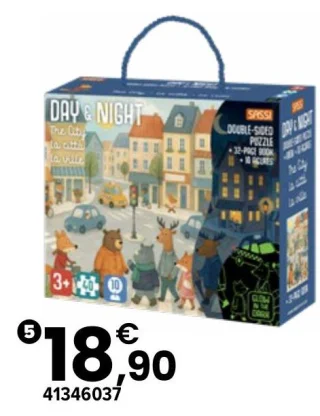 Puzzle phosphorescent La Ville Sassi Junior