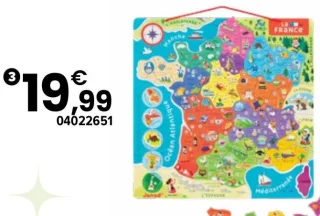 Janod Puzzle France Magnétique