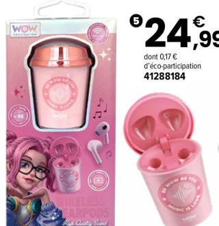 WOW Generation Écouteurs sans fil bluetooth