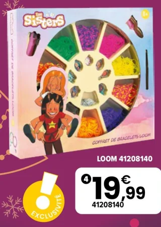 Coffret de bracelets Loom Les Sisters
