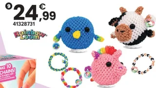 Rainbow Loom Loomigurumi pack de 3 8 ans
