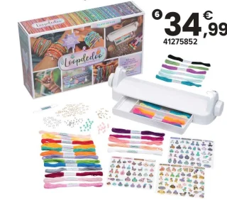 Loopdedoo Deluxe Bracelets métier à tisser 8 ans