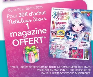 1 magazine Nebulous Stars offert dès 30€ d'achat de produits Nebulous Stars