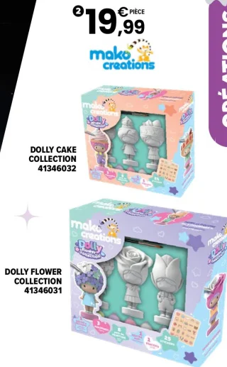 Moulages Mako Créations Dolly Cake Collection / Dolly Flower Collection