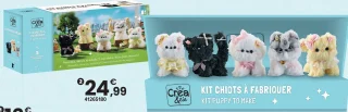 Créa & cie Kit chiots à fabriquer