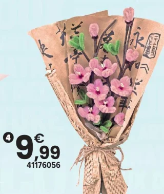 Kit bouquet torsade - Fleurs de cerisier