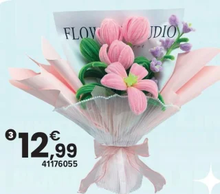 Kit bouquet torsade - Tulipes et lys