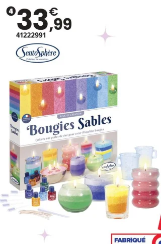 Sentosphère BOUGIES SABLES