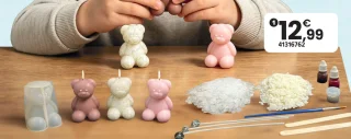 3 BOUGIES OURSONS