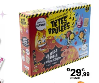 La Méga Fabrik à bonbons et sucettes Tutti Frutti Têtes Brûlées