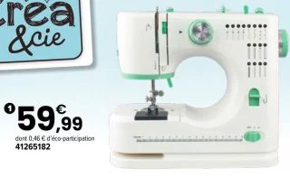 Machine à coudre 14 ans Créa & Cie