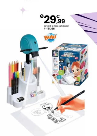Projecteur à dessin 4 in 1 Kids Buki France