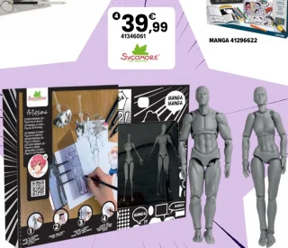 Coffret Manga XXL Motion Figurine 3D Sycomore