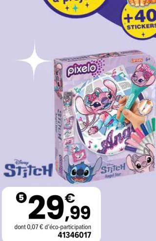 Lansay Pixelo Angel Disney Stitch