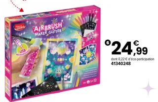 Coffret Airbrush Maker Glitter Maped Creativ