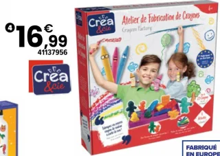 Atelier de fabrication de crayons Créa & Cie