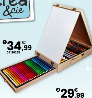 Mallette à dessin 63 pièces Créa & Cie
