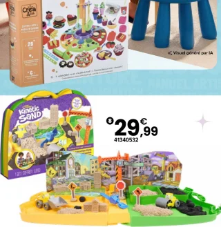 Mallette de construction Kinetic Sand