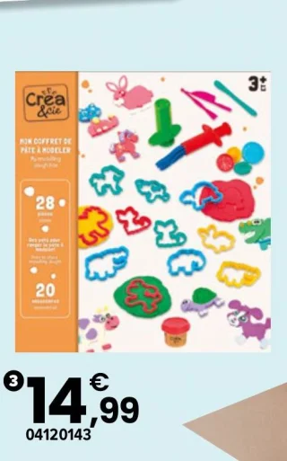 Mon coffret de pâte à modeler Créa & Cie