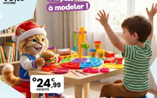 Coffret pâte à modeler cuisine Créa & Cie
