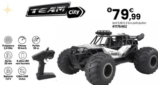 VOITURE TOUT TERRAIN RC Team City