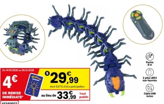 Explodapède Centipède Hex Bots