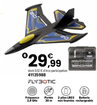 Avion RC Sonic Evo Flybotic