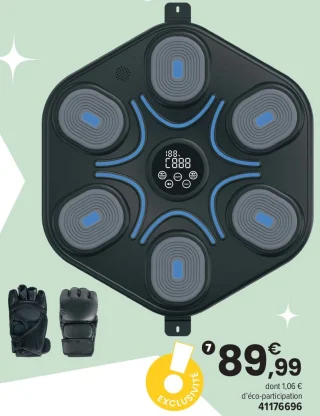 Machine de boxe musicale