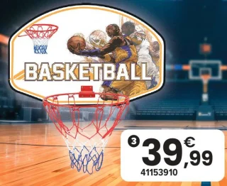 Panneau de basket mural Basketball
