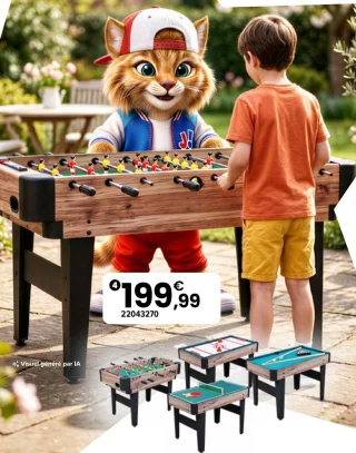 Table 4 jeux en 1 CAP Sport